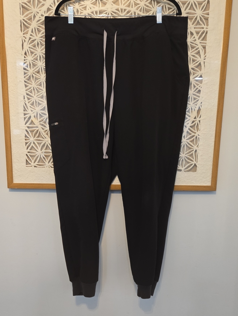 FIGS Zamora Joggers Size 3XL Black Medical Dental Scrubs